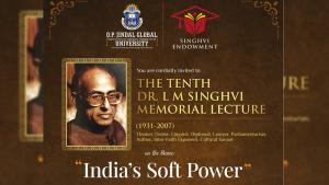 The Tenth Dr. LM Singhvi Memorial Lecture on Wednesday, 19 March 2025