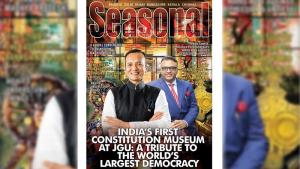 Seasonal Magazine Cover Story on JGU's Constitution Museum and The Rights & Freedoms Academy