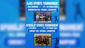Congratulations to Women's Badminton & Men's Cricket Champions!
