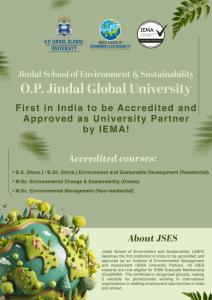 First in India to be Accredited and Approved as University Partner by IEMA!