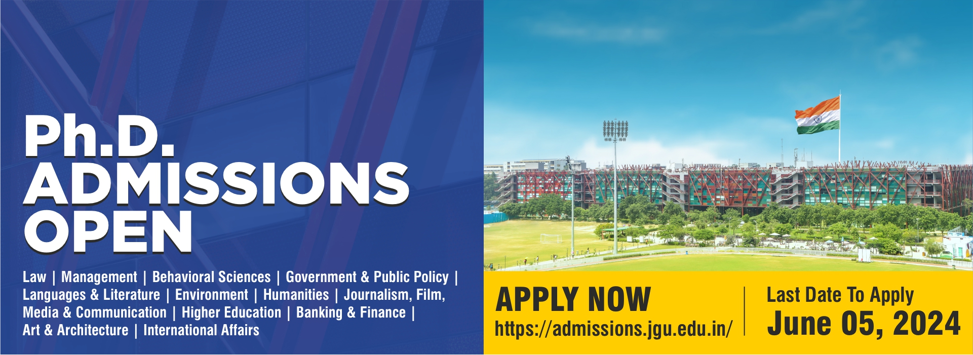 PHD Admissions Open 2024